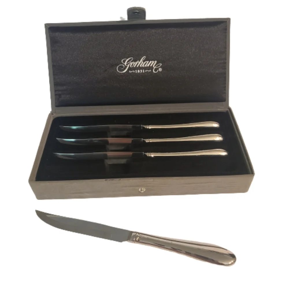 Gorham Studio Steak Knives Studio set of  4 Stainless Flatware